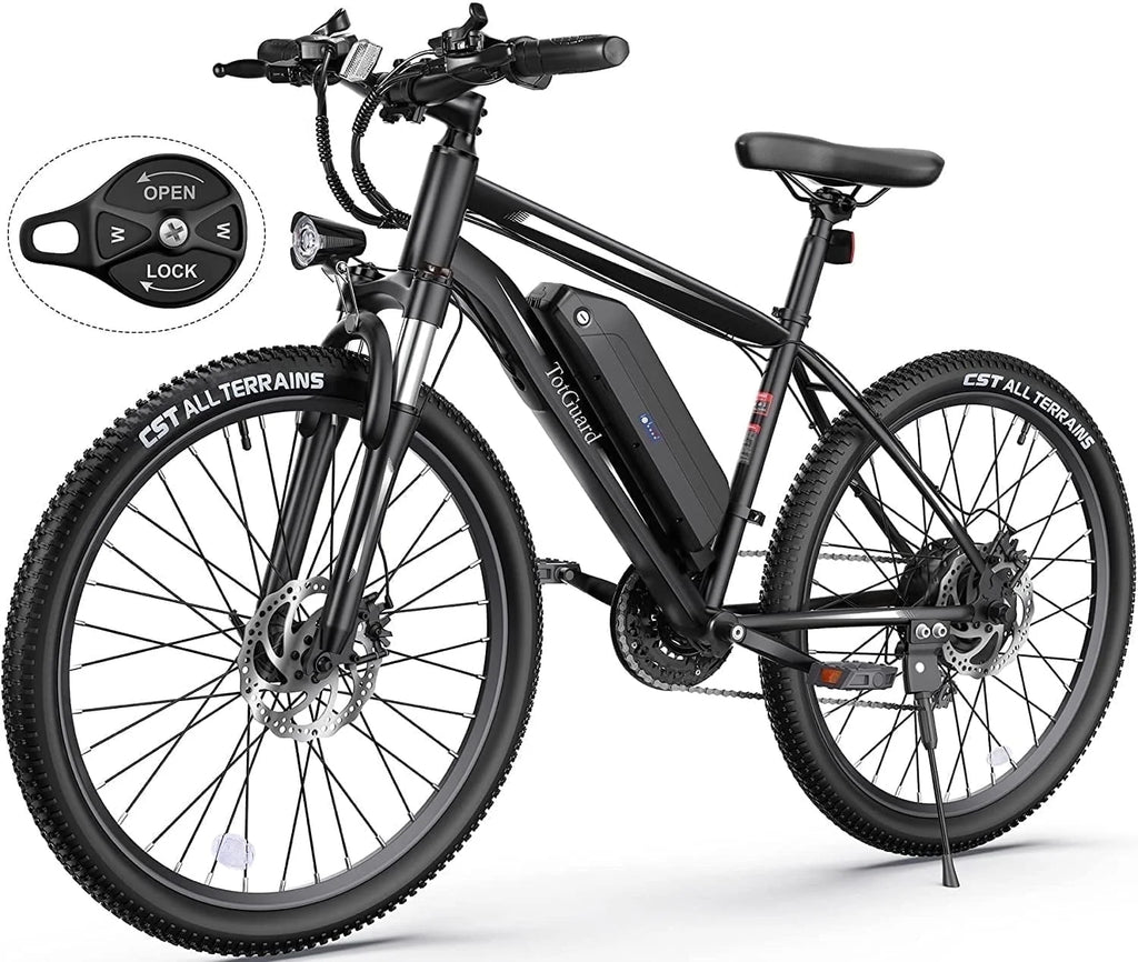 Electric Bike for Adults 27.5" E-Bike with 500W Motor, Electric Mountain Bike with 48V 10Ah Battery, Lockable Suspension Fork, Shimano 21 Speed Gears UL2849