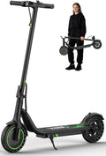 Adult Electric Scooter, 350W/500Wmotor, 8.5"/10" Solid Tires, 19/22Mph, 32/28/23/21/18/16Miles Max Range, Dual Braking