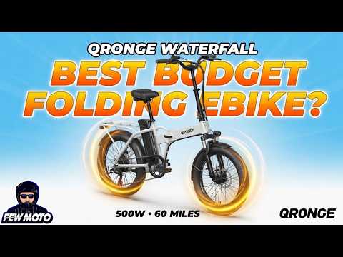 QRONGE Fat Tire Folding E-Bike